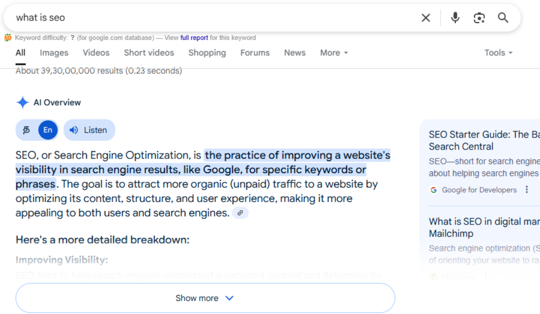 Featured Snippets