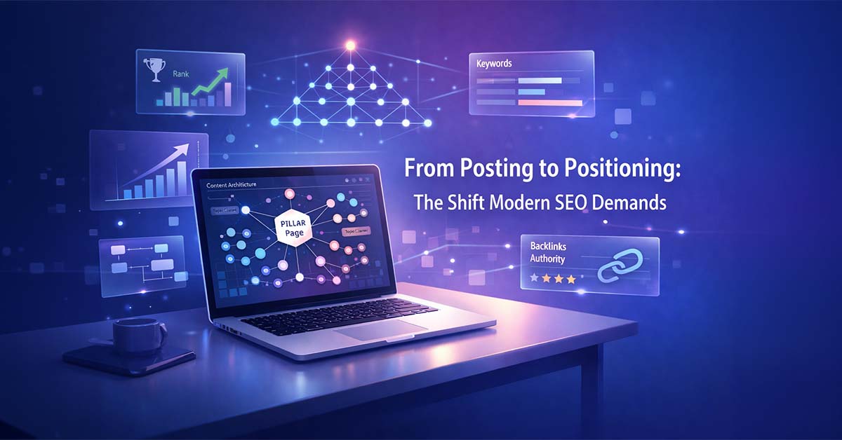 From Posting to Positioning: The Shift Modern SEO Demands