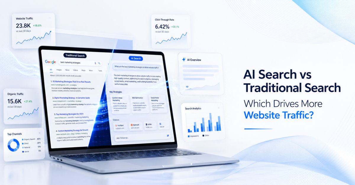 AI Search vs Traditional Search: Which Drives More Website Traffic?