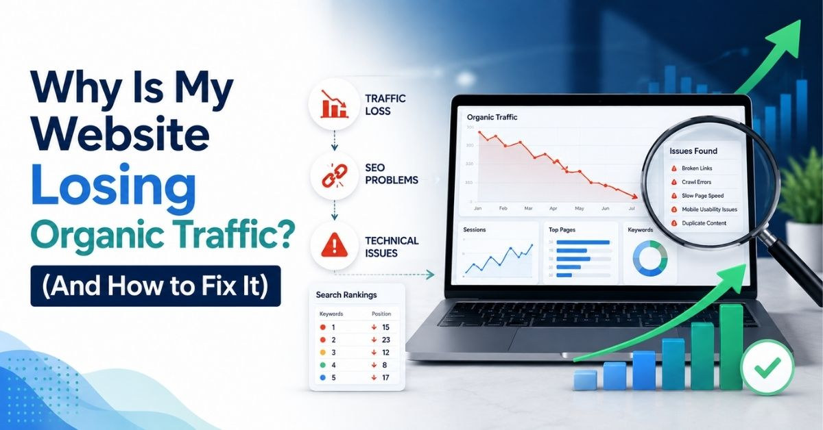 Why Is My Website Losing Organic Traffic? (And How to Fix It)
